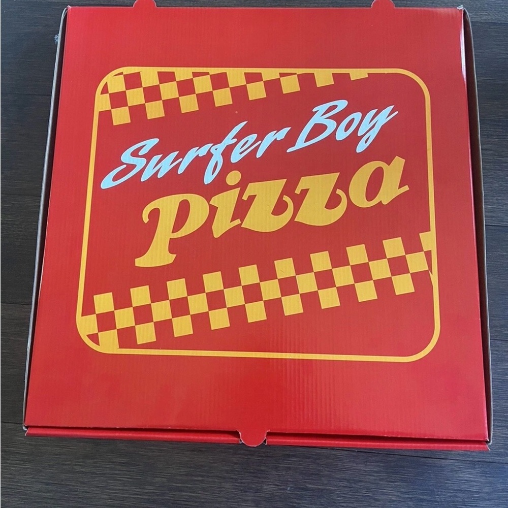 Stranger Things The Experience Surfer Boy Pizza Box Promo